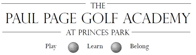 Logo for The Paul Page Golf Academy at Princes Park
